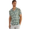 Threadbare Mens Geometric Short-Sleeved Shirt