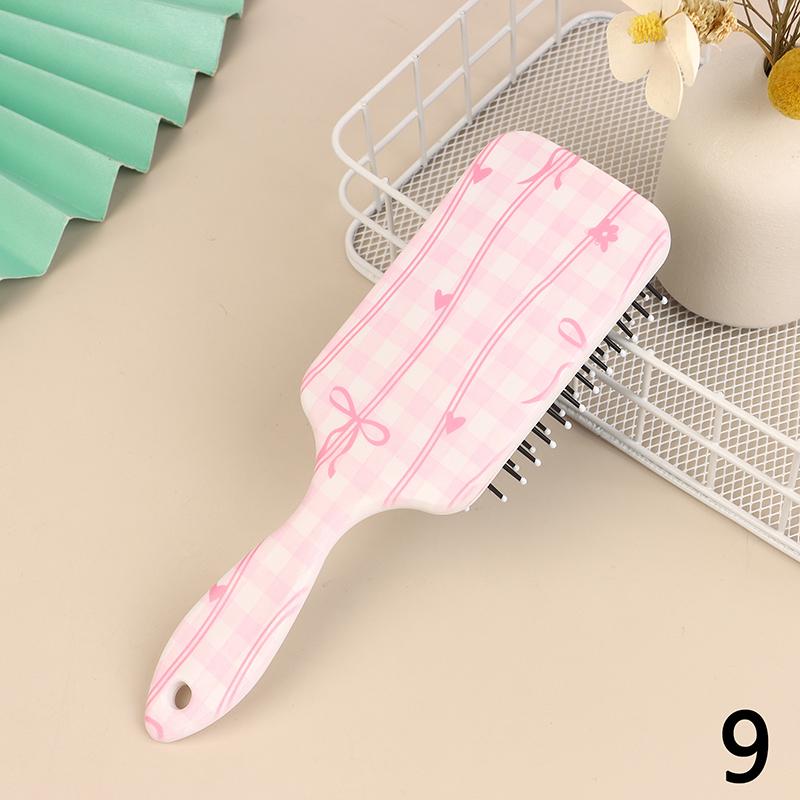 Printed Cherry Massage Scalp Air Cushion Comb Girls Special Smooth Hair Fluffy Hair Styling Airbag Comb