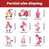 Valentine's Day Insulation Electrostatic Window Sticker Goblin Dwarf Dwarf Showcase Doors and Windows Glass