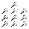 10Pcs/pack Simulation Prawns Shrimp Fishing Tackle Lures Baits Soft Crawfish Soft Shrimp Lures Baits Soft Lures Worms
