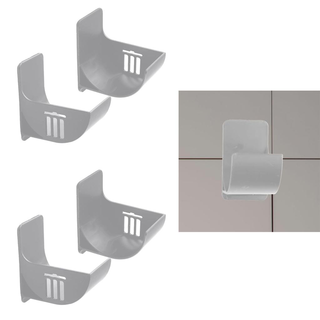 Pack of 4 Multipurpose Trash Bag Holder Adhesive Wall Mounted Organizers for Kitchen And Bathroom Storage Solution