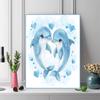 Cartoon marine life Pattern  3pcs 100% Round Full Drill 5D DIY Diamond Painting Embroidery Cross Stitch Rhinestone Décor