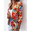 Tooxika Spring And Autumn New Style Jacket Lapel Print Slim Fit Small Suit Jacket