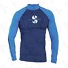Rash Guard Manica Lunga Protezione UV per Surf, Immersioni, Nuoto, Sport Acquatici, Costume da Bagno Solare