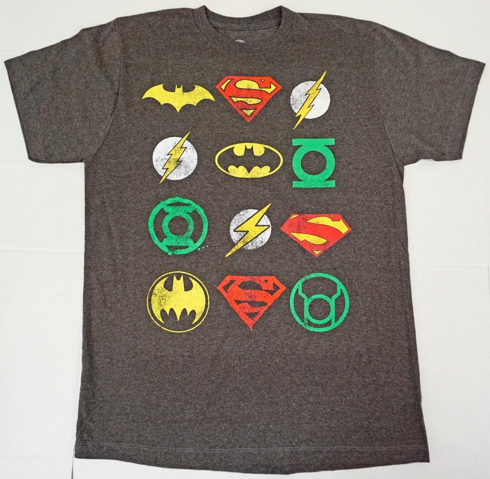 DC COMICS T-shirt Justice League Superman Batman Licensed Tee Men s MEDIUM New Unisex T-Shirt S
