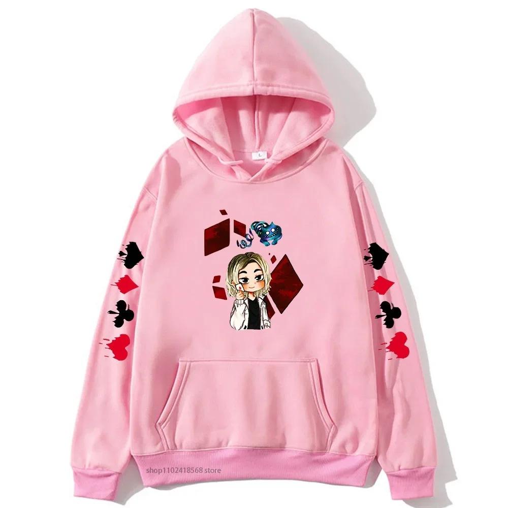 Cute Chishiya Hoodie Alice In Borderland Graphic Sweatshirts Autumn Winter Fleece Streetwear Tops