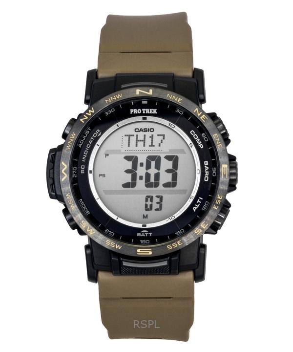 

Casio Pro Trek Цифровые Часы из Биополимера на Солнечной Батарее PRW-35LD-5 100М Мужские