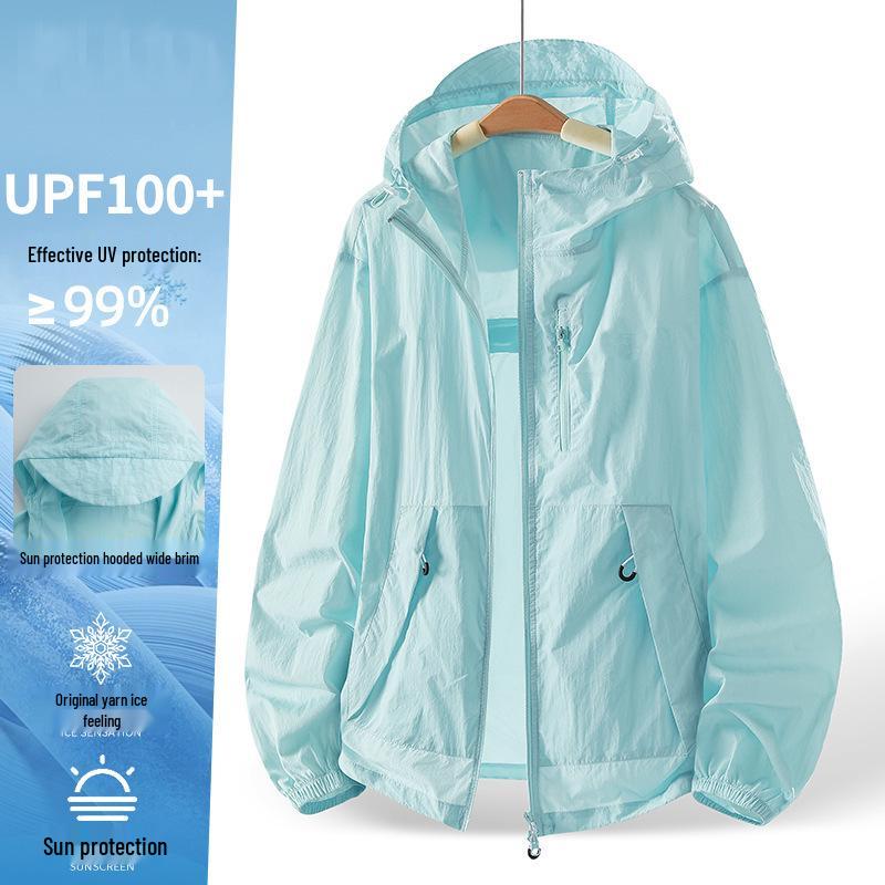 

Дятел Унисекс Защита от УФ-лучей Ледяной шелк Летняя куртка для защиты от солнца XL