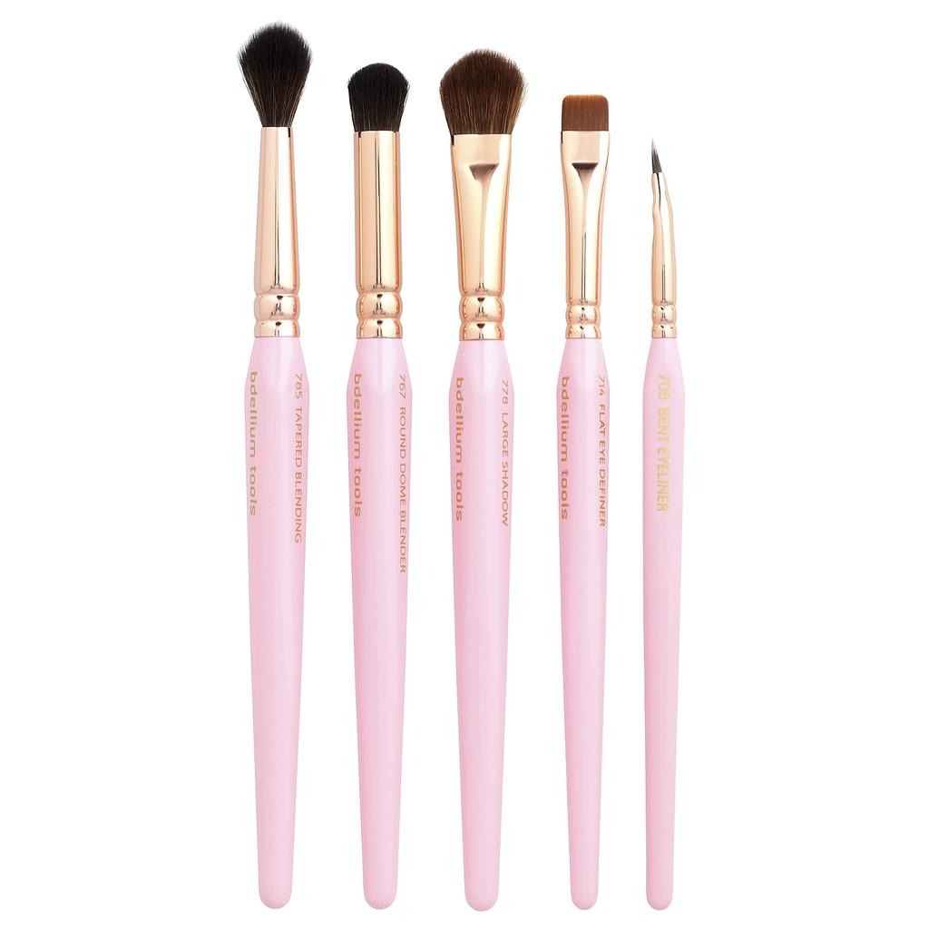 Bdellium Tools, Eyes Brush Set, 5 Brushes