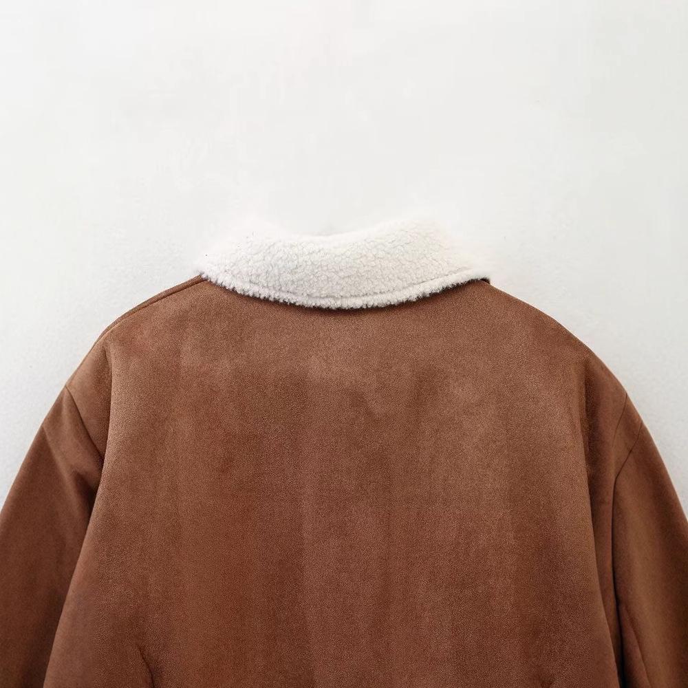 Spring/Summer 2025 European & American Women's Long Sleeve Double-Sided Pocket Jacket