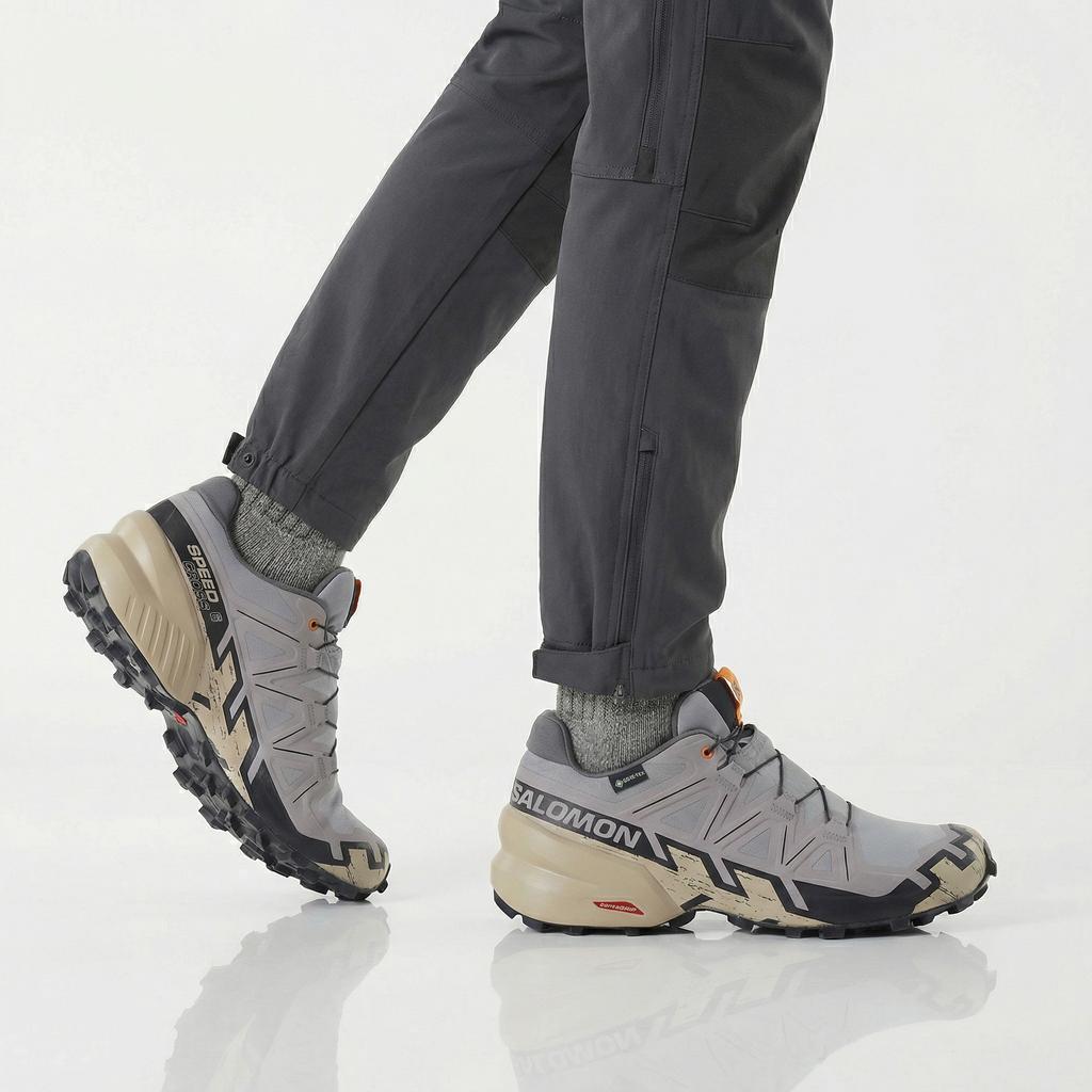 SALOMON Speedcross 6 GTX - GORE-TEX - Men's Trail Running Shoes Running Shoes Grey 478534 ORIGINAL