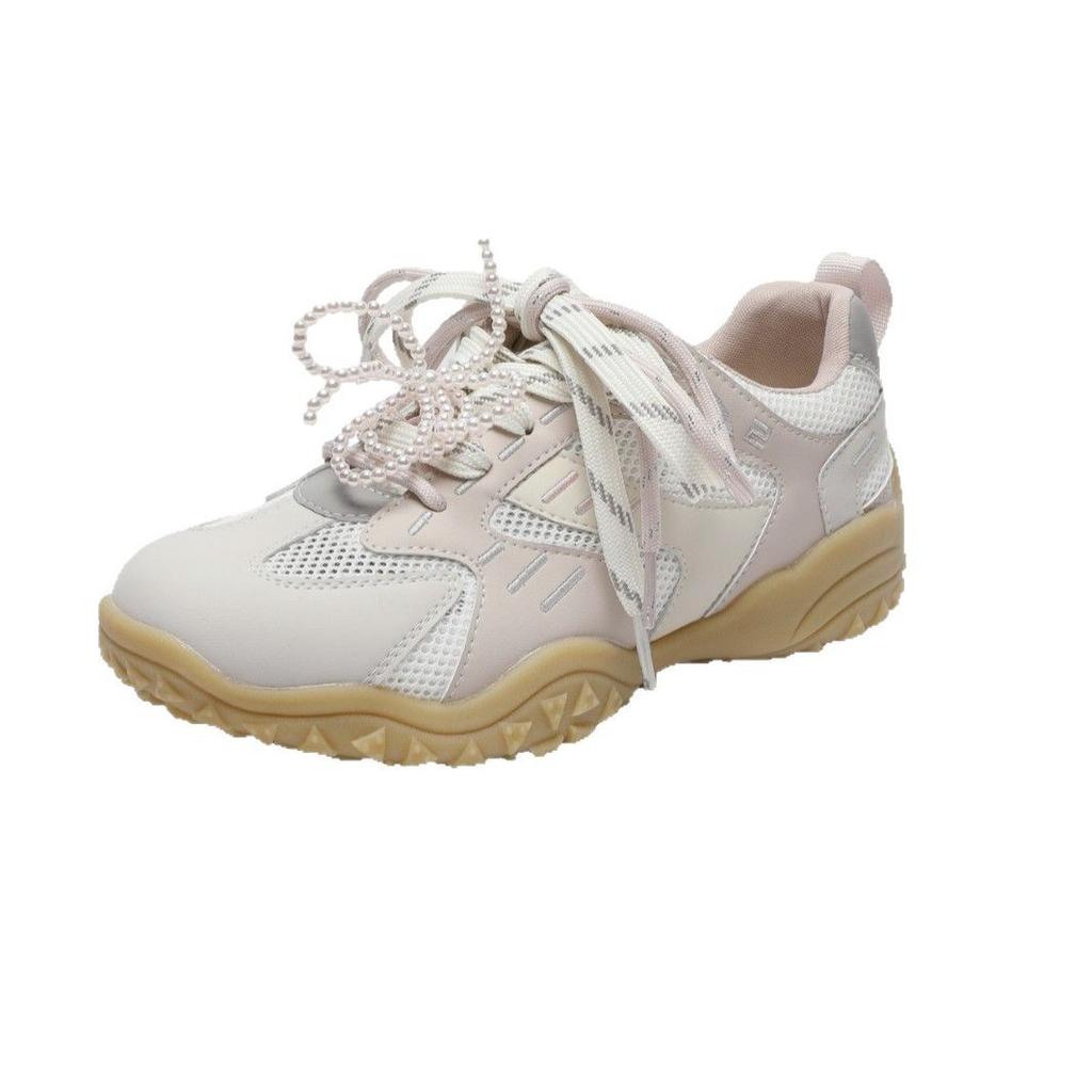 Summer pair of shoelaces German training shoes women's leather 2025 new comfortable and lightweight casual shoes breathable platform sports board s