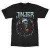 Nueva Camiseta de Algodón con Gráfico de la Banda JINJER Unisex Verano Manga Corta Marca de Moda Camiseta Lujo Casual Vintage Retro Top