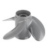 10 3 8x13 Außenbordmotor-Propeller Hoher Schub 4 Blätter Aluminiumlegierung Passend für Außenbordmotor 35‑60 PS