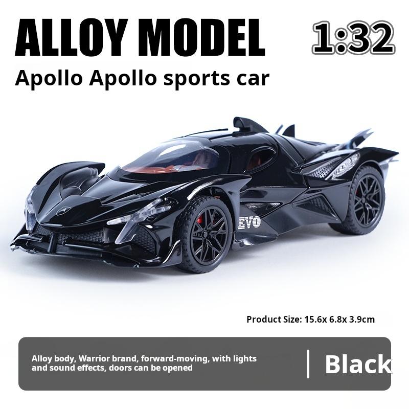 

1:32 Apollo Evo God of the Sun exquisite simulation alloy Super Car Model Boys Toy Pull Back Collectible Ornament Decoration