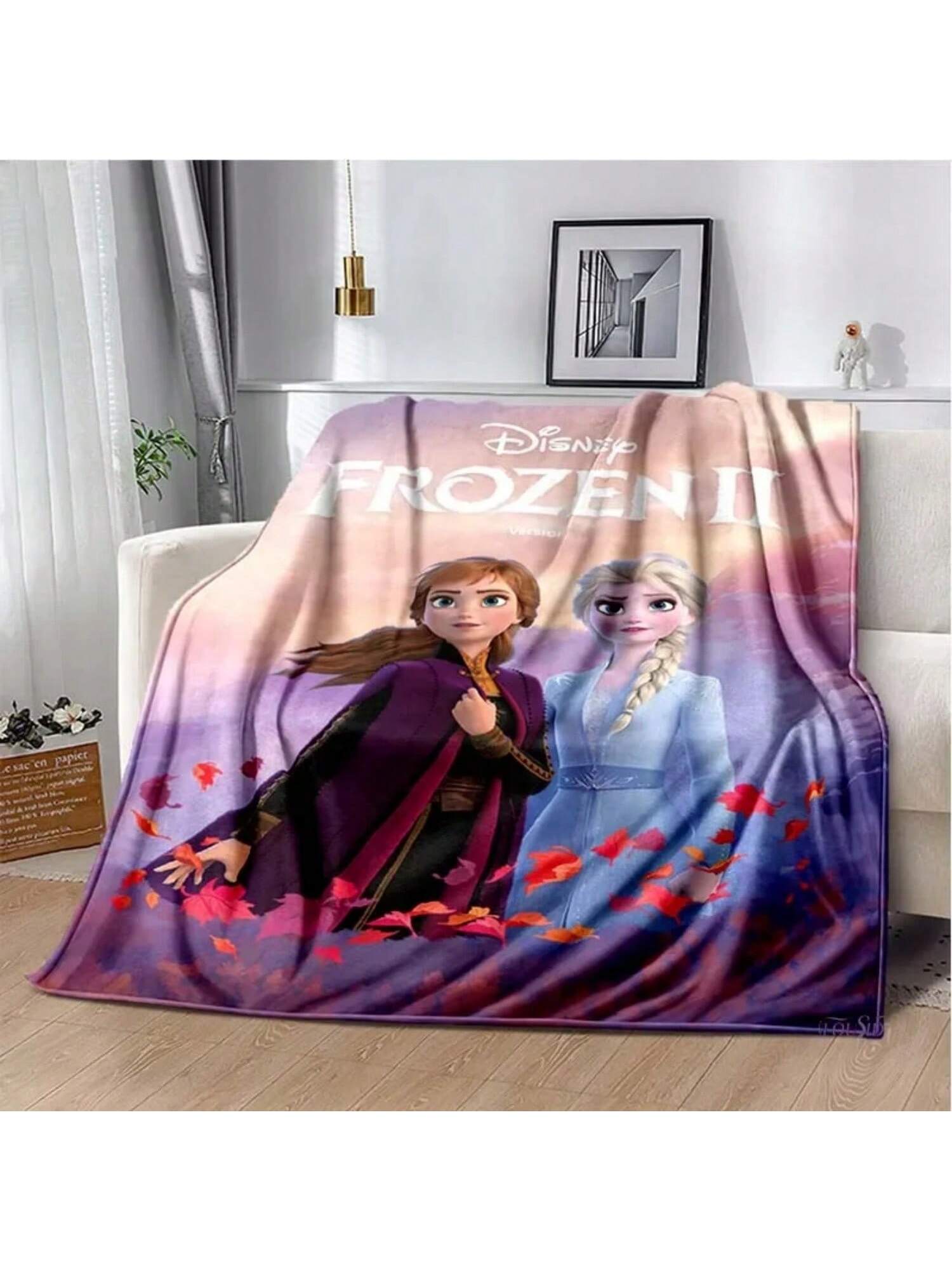 

Frozen Anime Kawaii Blanket For Super Soft Cute Blanket For Travel Bedding Couch Sofa Blanket Birthday Gift#Color_23,Size_75X95CM 75X95CM серый