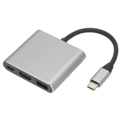 USB C zu HD Multimedia Interface Hub 3 in 1 4K UHD 3840x2160 30Hz Typ C zu HD Multimedia Interface