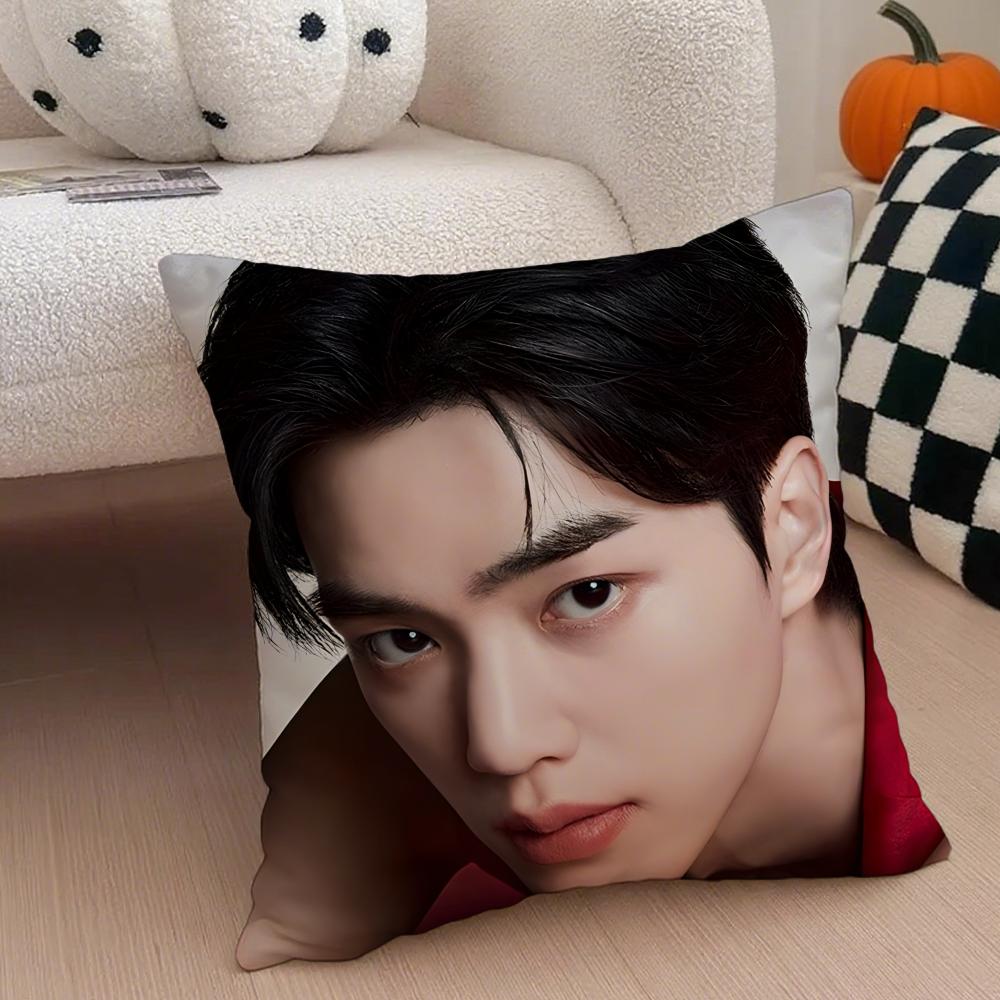 Handsome Charming Korean Actor SSong Kang Cushion Cover Throw Pillow Cover Hidden Button Durable Polyester Chair Cushion