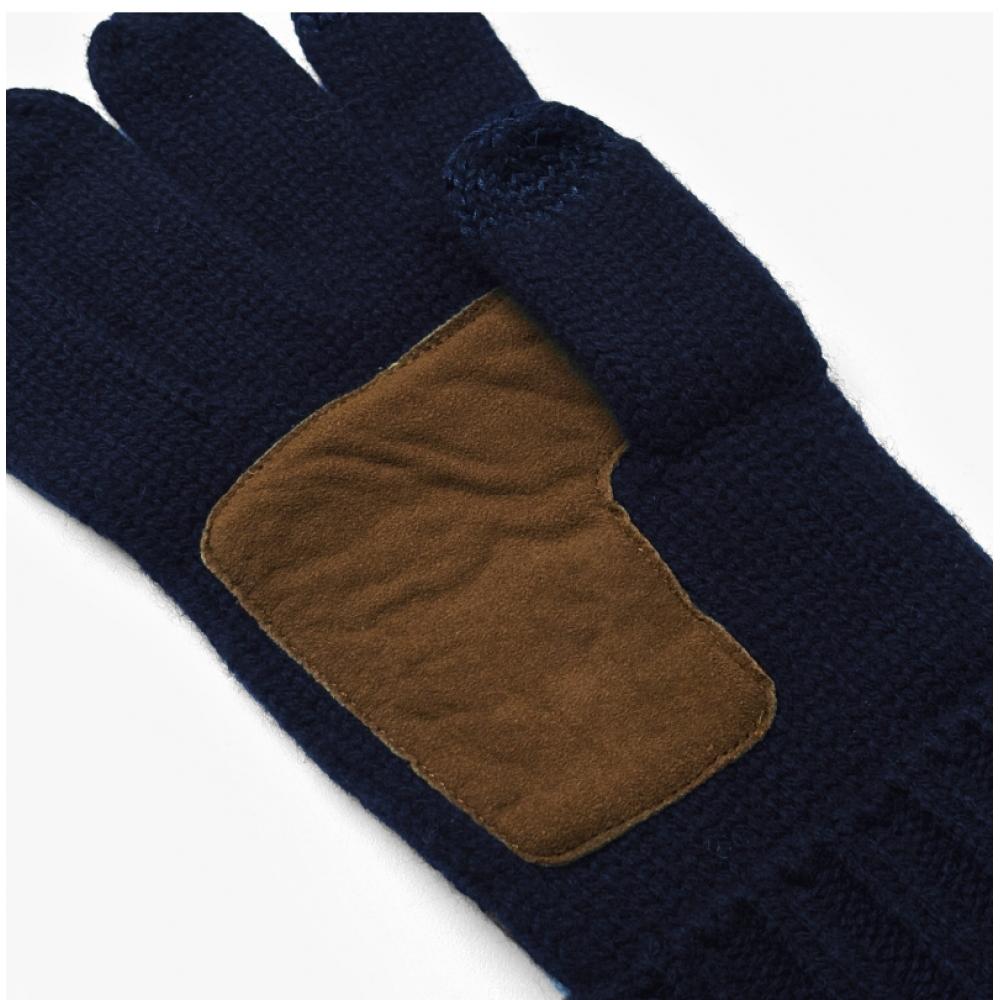 Polo Ralph Lauren Pc0494 433 Pony Touchscreen Leather Patch Gloves