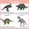 Tyrannosaurus Rex Dinosaur Figurine With Plastic Material For Kids Educational Toy And Display