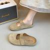 Birkenspring summer slippers female lazy one pedal 2025 new magic casual outer wear bag head half slippers female