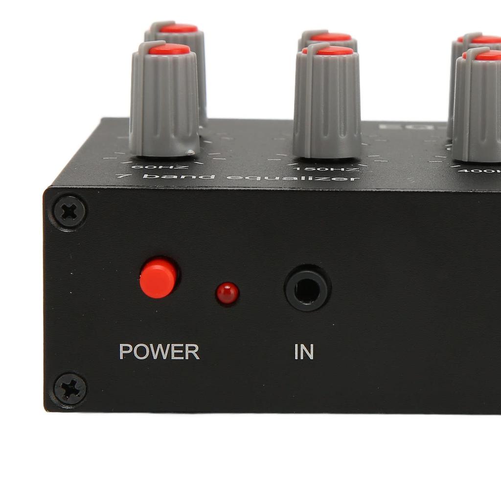 Zerodis 7 Band Car Sound Equalizer, 7 Band Graphic Equalizer, 7 Band Equalizer, Dual