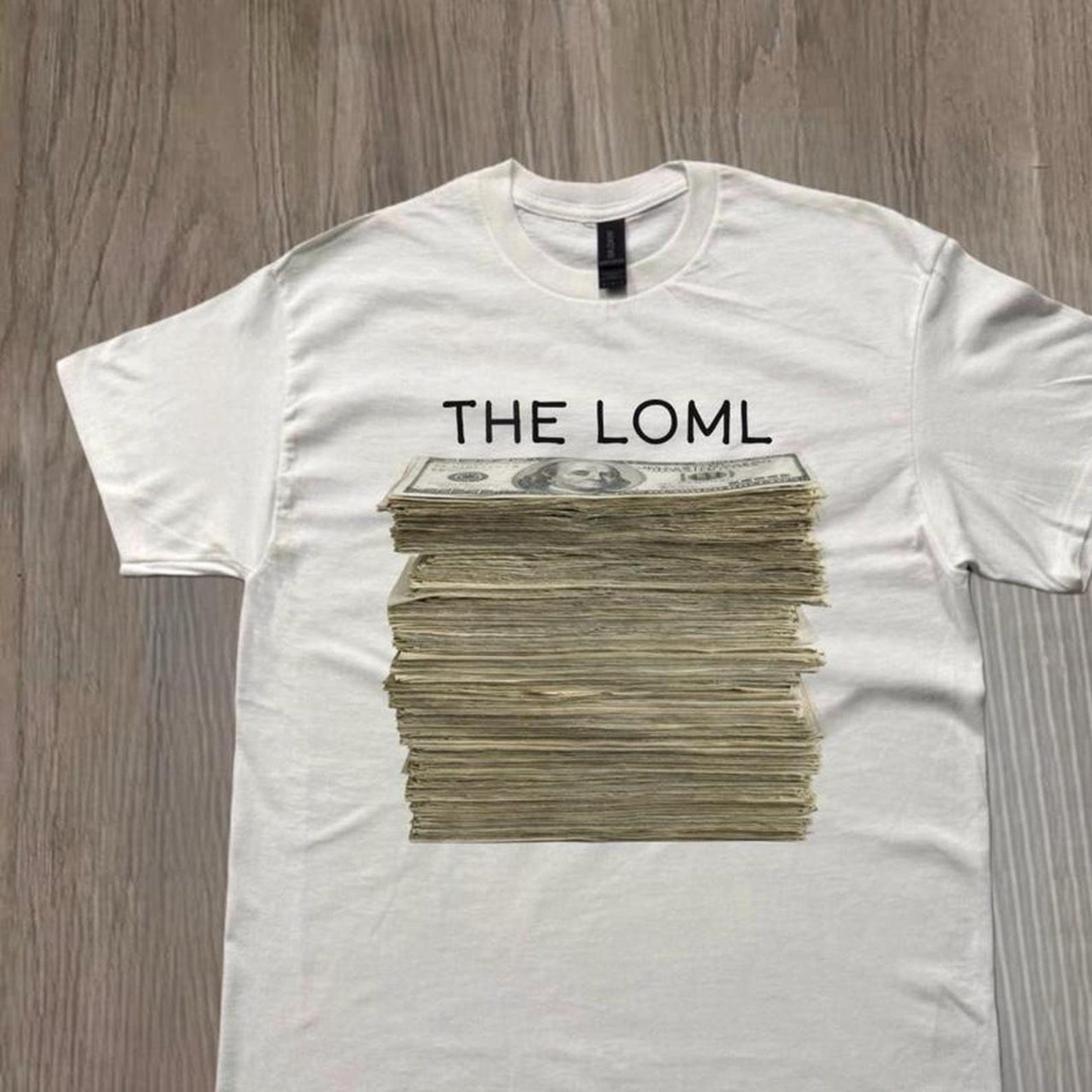 Money Stack Graphic T Shirt, LOML Shirt, Cash Stack Tee, Streetwear Money Shirt, Minimalist Money Graphic Tee, The loml graphic tee 2XL