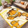 Garfield Print Rug, Washable Floor Carpet, For Entryway Dorm Laundry Room Office Study, Home Decor Birthday Christmas Gift