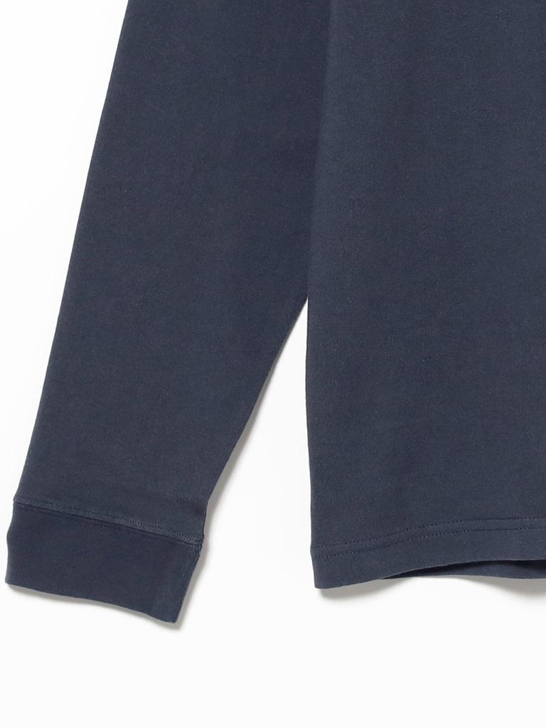 Beams Boy Long Sleeve Tee by Tailor Toyo SUKA T-Shirt In Embroidered "Tiger" Navy, Women's, Size M