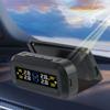 Digital LCD Display Car TPMS Tire Pressure Monitoring System Solar USB Powered Tyre Temperature Monitor Auto Security Alarm