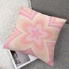 Blush Bloom Square Jacquard Pillow Cover for Sofa Office Waist Cushion Cover Home Decorative Pillowcase