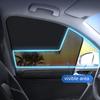 4Pcs Magnetic Car Priavcy Curtains Light Blocking Car Net Sun Visor Summer Protective Window Shade For Car Camping Napping Sleep