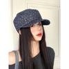 Korean Ins Floral Flat-Top Equestrian Hat Female Small Fresh And Sweet Face Small Outdoor Sunshade Cap