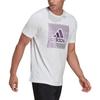 T Shirts Men's White Crew Neck Moderate Straight Fit GS6279