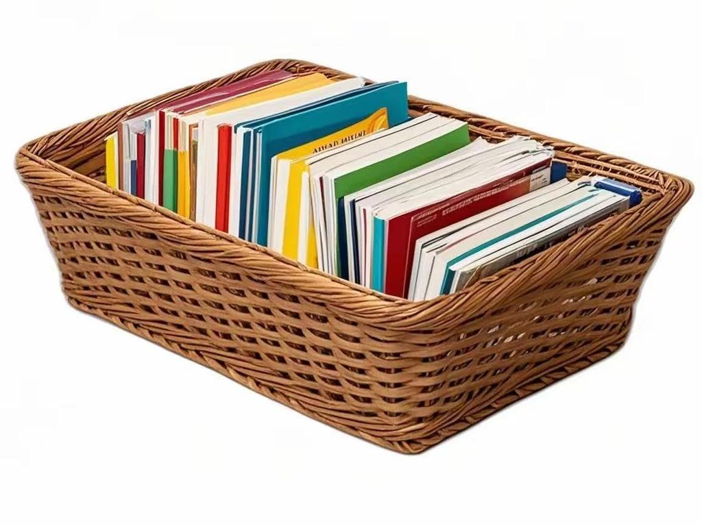 SAKE New Type Coffee Color Large Set of 2 PP Laundry Baskets for and and (Polypropylene) Sundries, Tableware, Fruits, Vegetables, Bread, More.