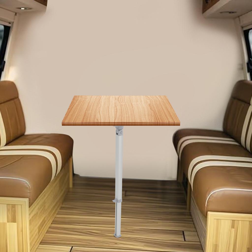 Aluminiumlegierung Tischbein, Hellgrau Höhenverstellbar & Faltbar Tischstütze Bodenstehend für Wohnmobile, Yachten