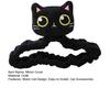 Black Cat Rearview Mirror Cover with Elastic Band Four Seasons Universal Auto