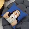 KKali Uchis Sincerely Square Cushion Pillow Case Sofa  BedroomLiving Room Backrest Multiple Sizes Washable Covers