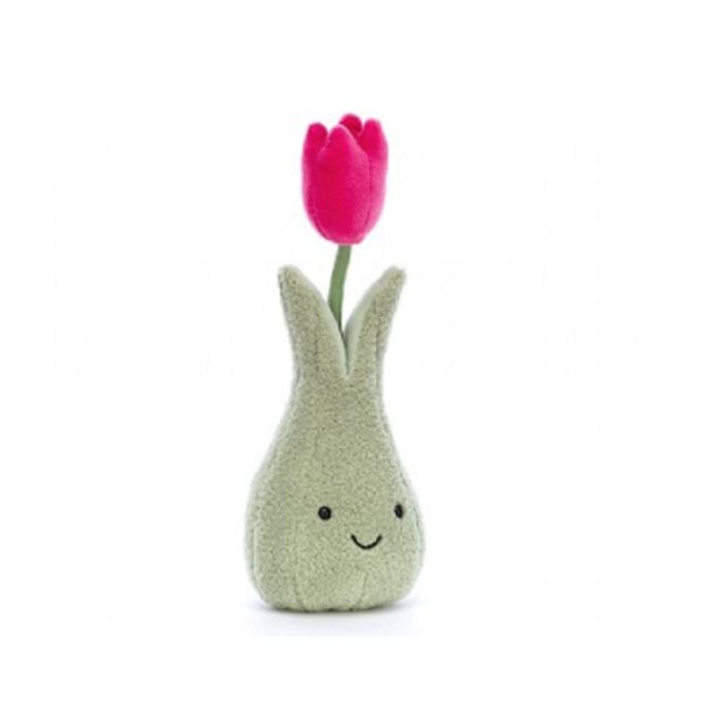 JELLYCAT Fun Plant Series Soft and Beautiful Tulip Companion Doll Plush Doll 22cm High