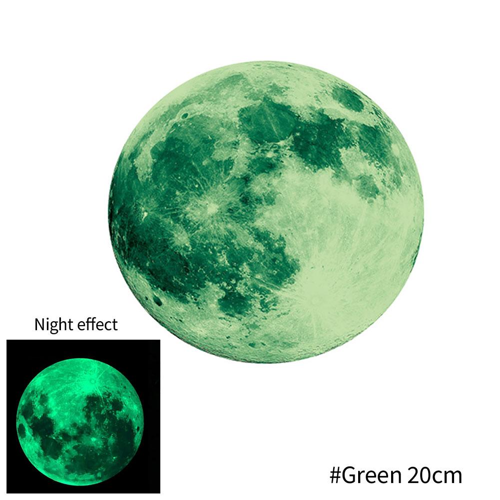 Luminous Moon Stars Wall Stickers for Kids room Bedroom Decor Glow in the dark Earth Wall Decals Noctilucent Stickers Home Decor