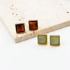 High-End Simple Temperament Earrings, Light Luxury Retro Earrings, Square Geometric Trendy Women'S Stud Earrings