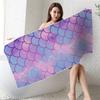 Ultrafine Microfiber Beach Towel Large Size Quick Dry Absorbent Digital Print Swim Cover Up Sun Protection Women Men Kids Pool Travel