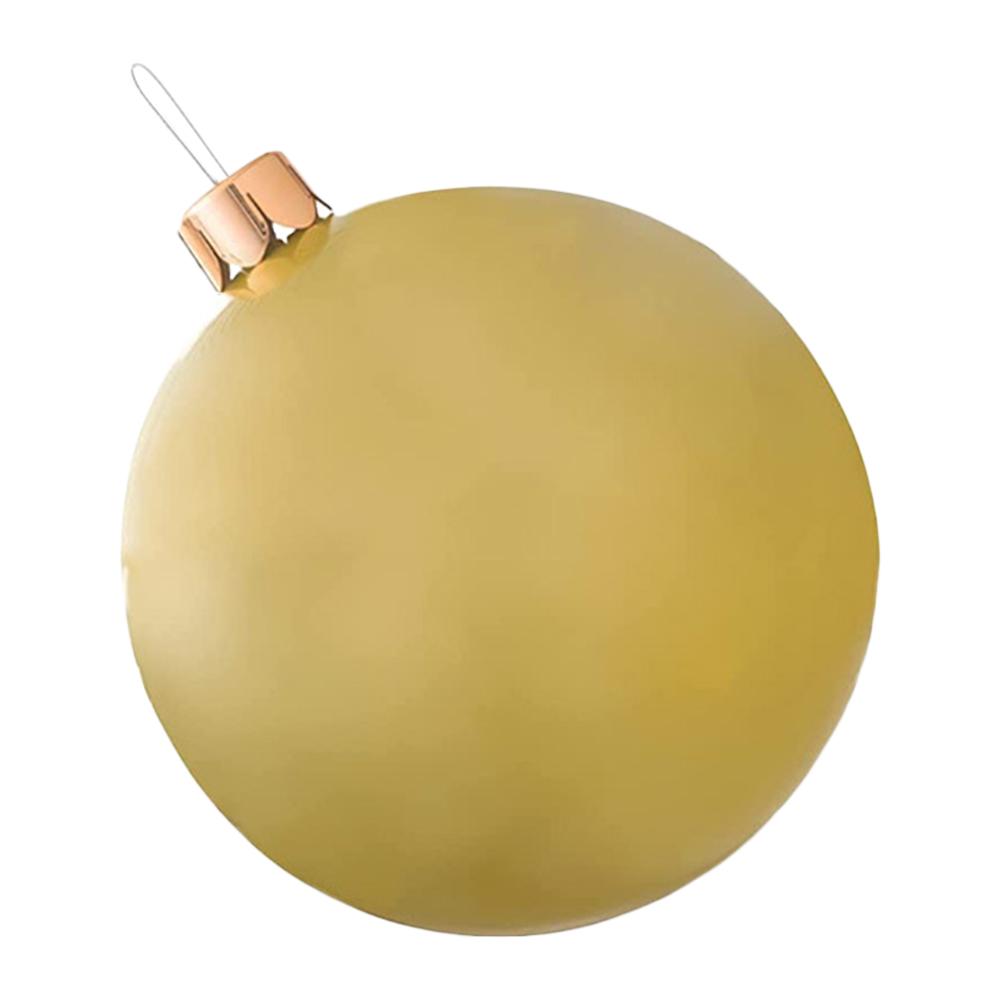 30/45/65/75CM Christmas Inflatable Ball PVC Blow Up Ball 8 Colors Decorated Ball With Stakes To Fasten Ball Happy new year