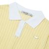 INTERCREW Women'S Collared Cable Punching Sweater Yellow Ita2Wt51Aye