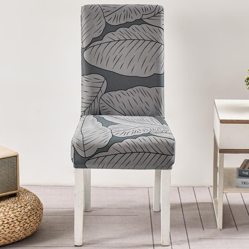 New Floral Decoration Stretch Covers Chair Cover For Dining Room Office Banquet Chair Protector Elastic Material Armchair Cover