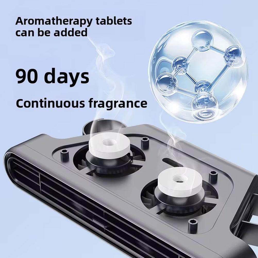 Car Seat Air Freshener Fan New 2026 Car Seat Aromatherapy Fan Powerful USB Turbine Fan With Three Wind Speeds Adjustable