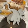 1pc 3D Printed Cat Butt Seal Clip Reusable Moistureproof Dustproof Food Bag Clip Funny Cute Animal Design Quirky Home Decor Gift