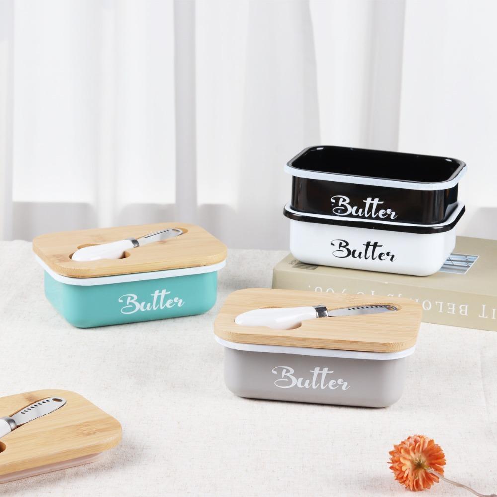 With Spatula Butter Box Rectangular Butter Storage Container Kitchen Gadget Butter Keeper  Bread