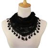 Fringed Lace Veil Shawl Tassel Style Veil Face-covering Headscarf Weddings Decoration Vintage