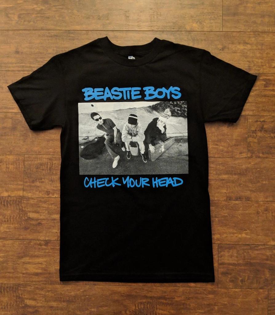BEASTIE BOYS CHECK YOUR HEAD T-shirt Nera Uomo S-2345XL T-shirt Unisex
